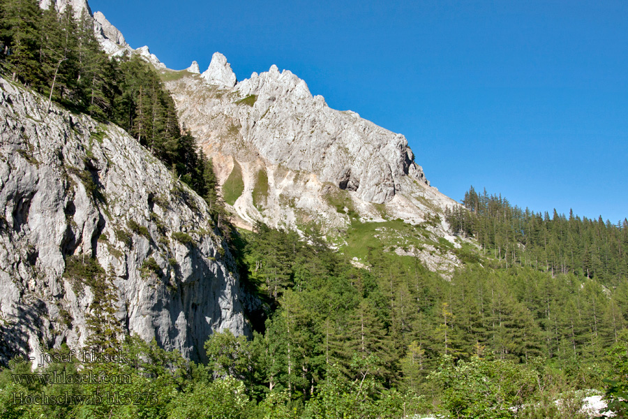 Hochschwab pohoří Gebirge Mountain range Chaîne montagnes